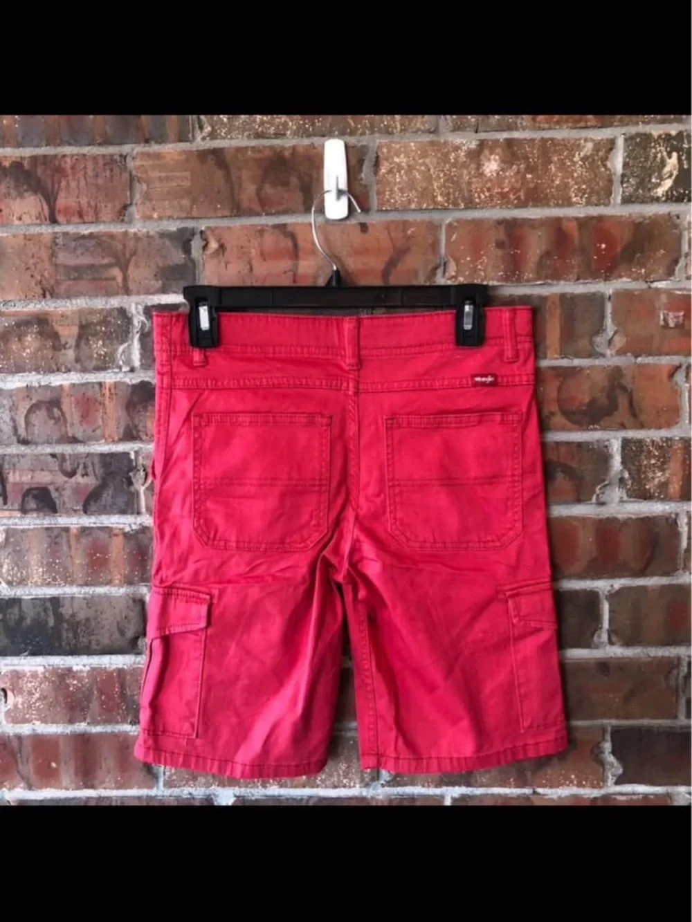 NWT Wrangler Boy’s Straight Fit Shorts Size: 10 Husky With adjustable straps tag